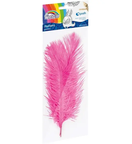 Pene roz pentru activitati crafts,16-22cm, 3 bucati set