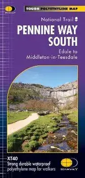 Pennine Way South. Edale to Middleton-in-Teesdale, Sheet Map/***
