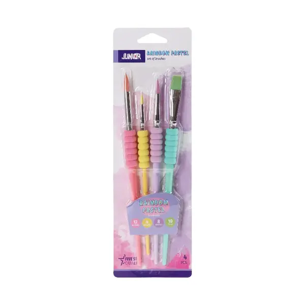 Pensula 4 buc/set Rainbow Junior Pensula 4 buc/set Rainbow Junior