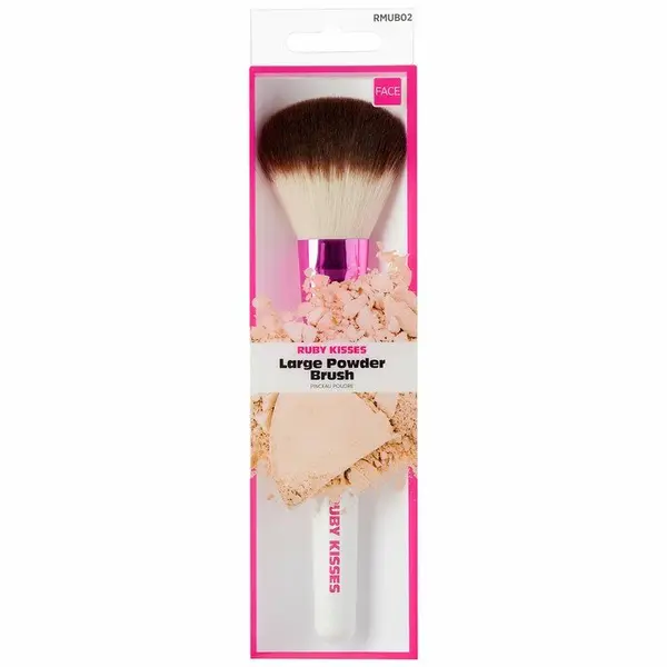 Pensula de machiaj Ruby Kisses Large Powder Brush, 1 bucata, Kiss