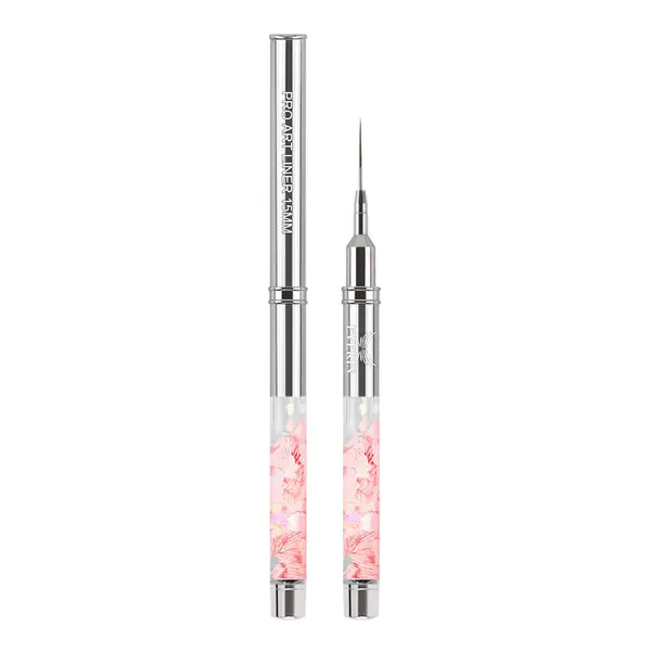 Pensulă Pro Art Liner 15mm Flower Handle Everin | Nail Art Profesional