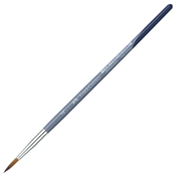 Pensula rotunda de desen Faber-Castell №4 - Par sintetic