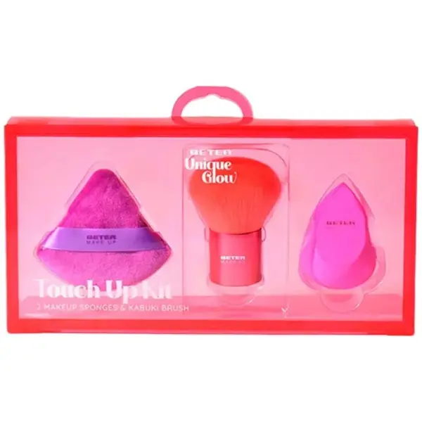 Pensula si Burete Make-up Unique Glow, 2 Bucati