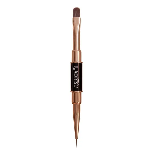Pensula Unghii Dubla LUXORISE, Oval & Liner