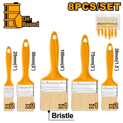 Pensule Set 8buc INGCO CHPTB7860801