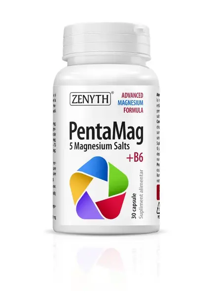 PentaMag, 5 forme de magneziu, 30cps- Zenyth Pharmaceuticals