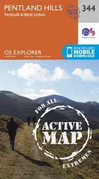 Pentland Hills. September 2015 ed, Sheet Map/Ordnance Survey
