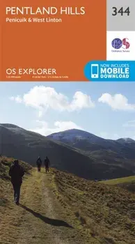 Pentland Hills. September 2015 ed, Sheet Map/Ordnance Survey