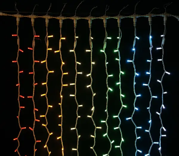 Perdea Luminoasa 494 LED-uri 3X1.5M Albastru