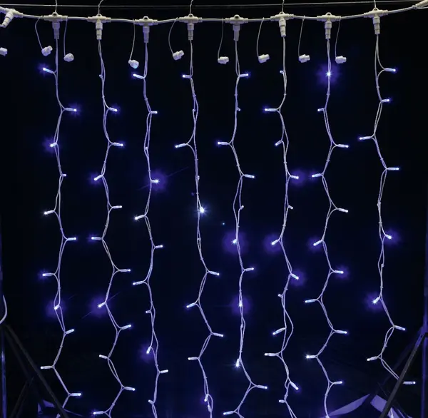 Perdea luminoasa 925 LED-uri 3X3M Albastru