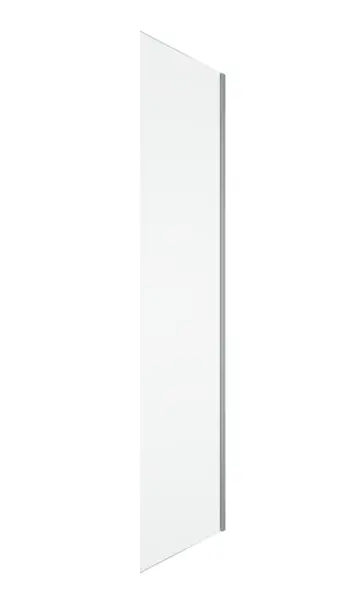 Perete dus 100x200 cm, crom, grosime sticla 8 mm, tratament anticalcar, Ronal Oriana