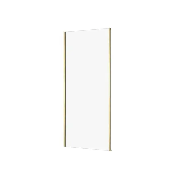 Perete dus 80x195 cm, auriu periat, grosime sticla 6 mm, Cersanit Larga