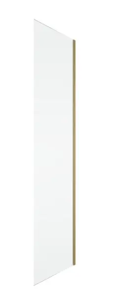 Perete dus 90x200 cm, auriu periat, grosime sticla 8 mm, tratament anticalcar, Ronal Oriana