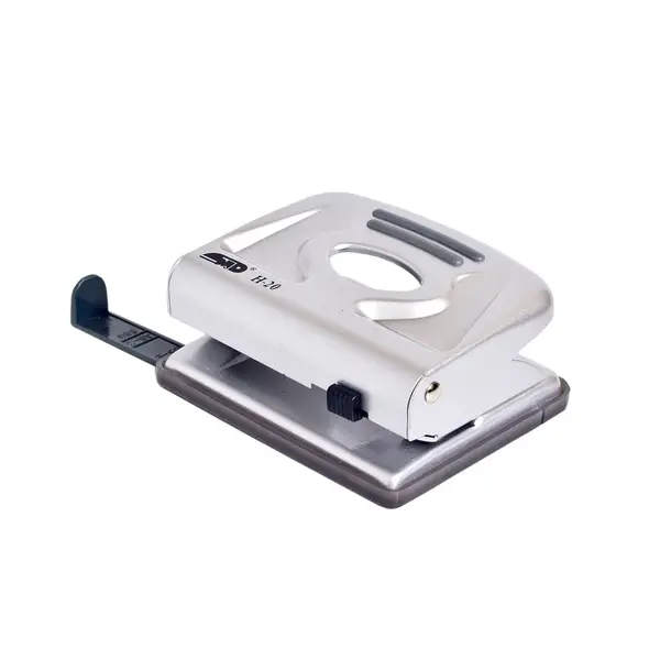 Perforator gri metalic 2 perforatii 20 coli metal Noki Perforator metalic 2 perforatii 20 coli metal Gri Noki