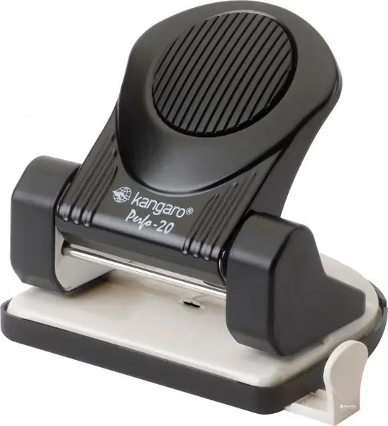 Perforator Kangaro Perfo - 20 de foi, negru