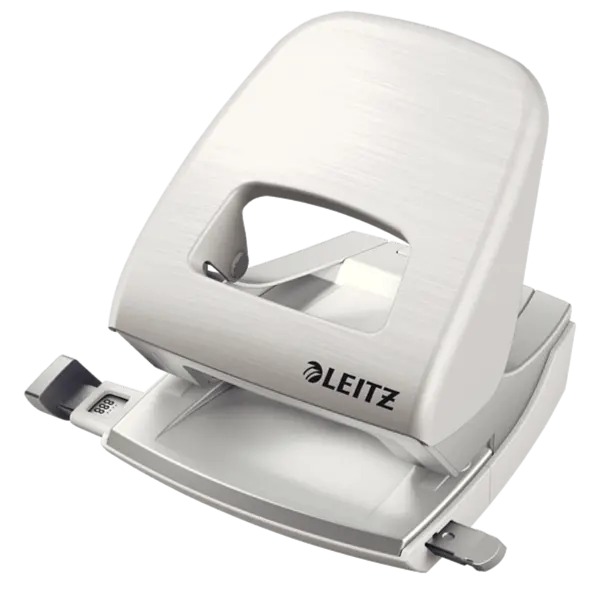 Perforator metalic 2 perforatii 30 coli diverse culori Leitz Perforator metalic 2 perforatii 30 coli diverse culori Leitz alb