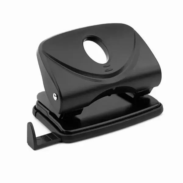 Perforator negru metalic 2 perforatii 20 coli D.Rect Perforator negru metalic 2 perforatii 20 coli D.Rect