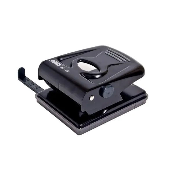 Perforator negru metalic 2 perforatii 40 coli Noki Perforator negru metalic 2 perforatii 40 coli Noki