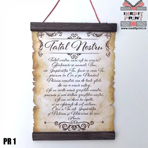 Pergament Tatal Nostru PR1