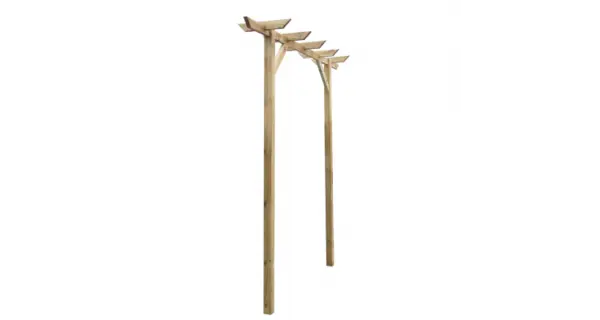 Pergola din lemn 200 x 40 x 205 cm