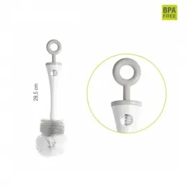 Perie biberoane 2 in 1 cu suport