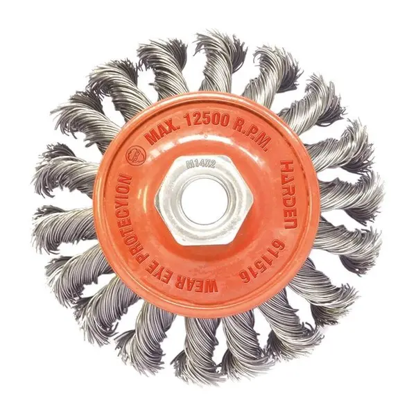 Perie Cilindrica Plata Sarma Rasucita, 100 mm, Profesional, Harden