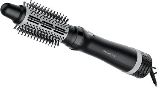 Perie cu aer cald Express Style CF6320F0 3 accesorii cablu rotativ 360° negru & argintiu