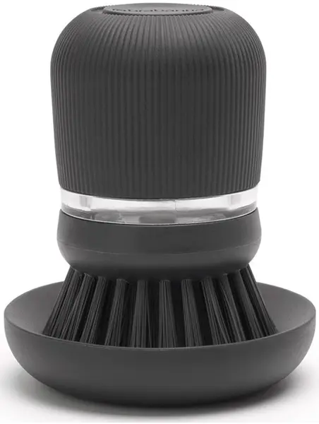 Perie cu dozator pentru detergent de vase Brabantia - SinkSide Dark Grey