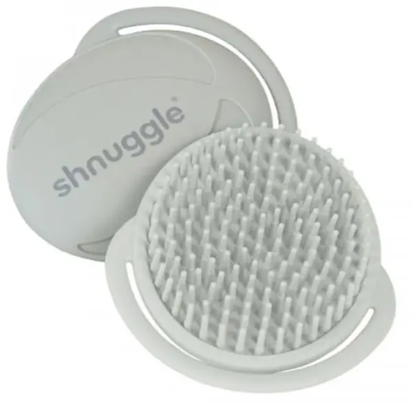 Perie de baie din silicon antibacterian Shnuggle - Gri