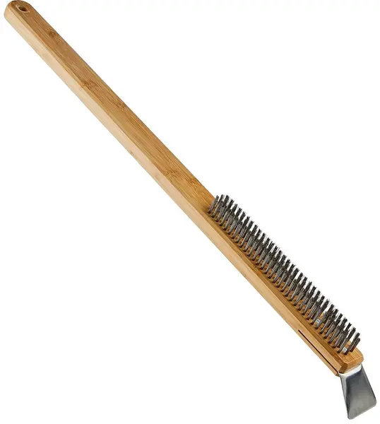Perie de curățare din bambus Ooni - UU-P06800, oțel inoxidabil