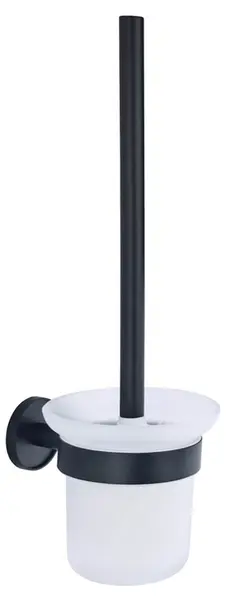 Perie de toaletă Inter Ceramic - Lusso, за стена, Black Matt