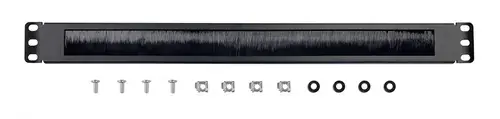 Perie intrare cabluri gembrid 19A-BRUSH-02 rack 19inch, 1U (Negru)