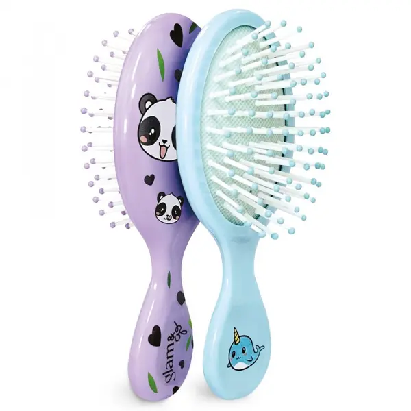 Perie ovala Lebez Glam and Go pentru copii