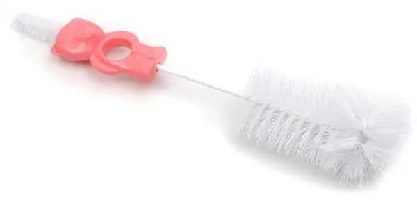 Perie pentru biberoane si tetine Cangaroo 2in1 - Roz