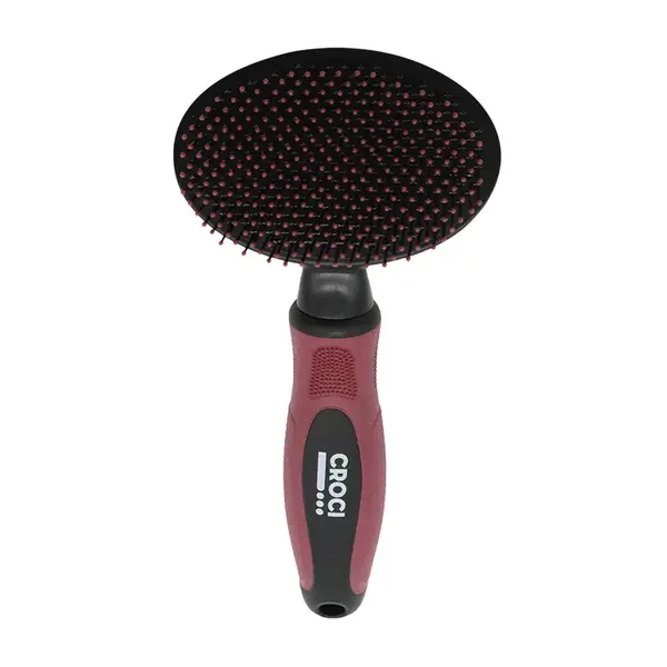 Perie pentru caini Croci, Ovala, Cauciuc, 17.8 x 9 x 3.5 cm