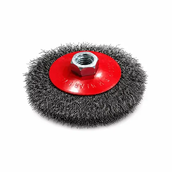 Perie pentru polizor mic, din sârmă răsucită, 100 mm