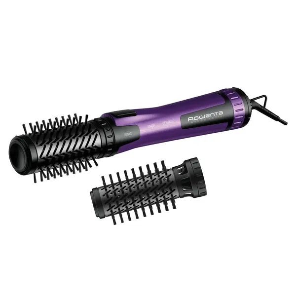 Perie rotativa cu aer cald Rowenta Brush Activ' CF9525F0 1000W 2 perii rotative 2 trepte de temperatura si viteza functie jet de aer rece generat
