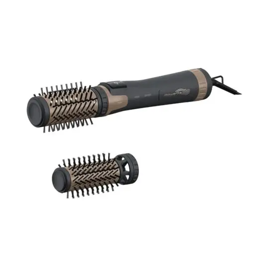 Perie rotativa Rowenta Brush Activ' CF9528F0 1000 W generator ioni invelis ceramic jet aer rece negru & maro
