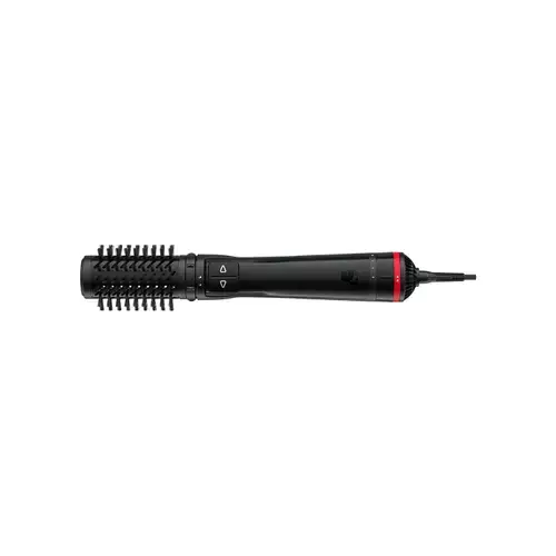Perie rotativa Rowenta CF952LF0 Putere 1000 W, 2 trepte de viteza si temperatura, Generator ioni, Invelis Keratina, Jet aer rece (Negru/Rosu)