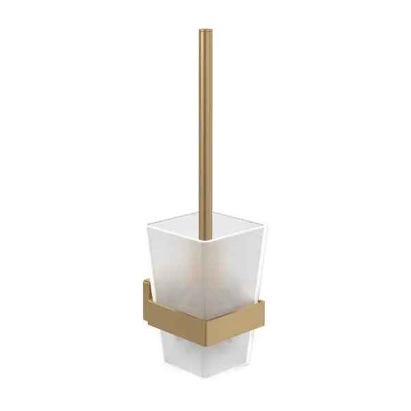Perie wc cu suport de perete Villeroy Boch Elements Striking auriu periat