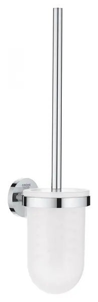 Perie WC Grohe Start 41185000, pe perete, metal, Crom
