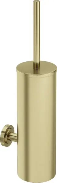 Perie wc montare pe perete, auriu, Deante Temisto