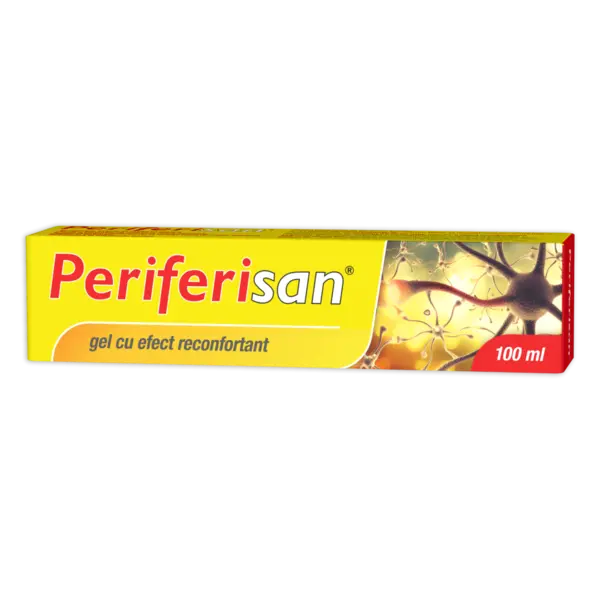 Periferisan gel cu efect de incalzire pentru spate si umeri, 100ml, Zdrovit