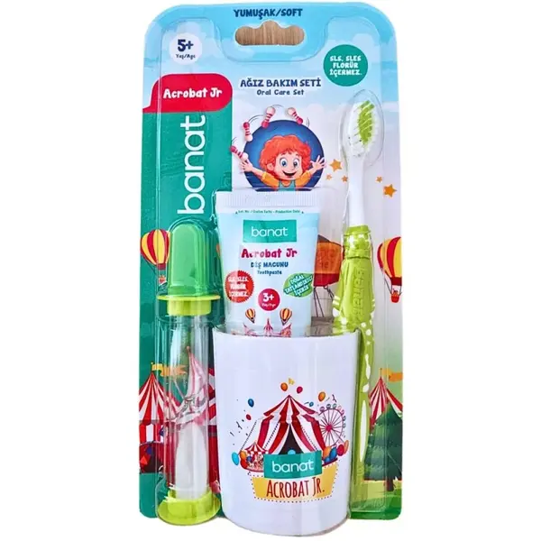 Periuta de Dinti Banat Junior Set Acrobat