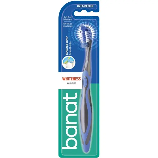 Periuta de Dinti Banat Whiteness Relaxion, Medium
