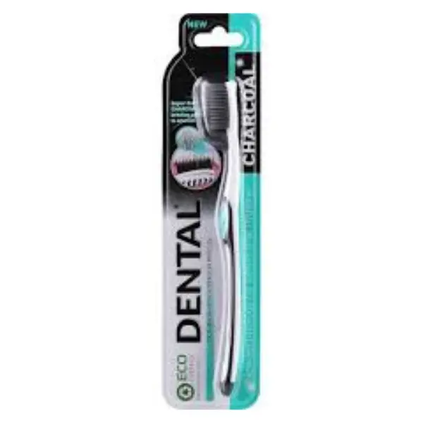 Periuta de dinti Dental cu carbune activ - verde, Rubella