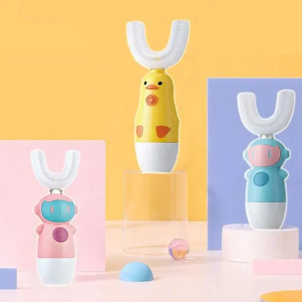 Periuta de dinti electrica pentru copii, U-Shaped