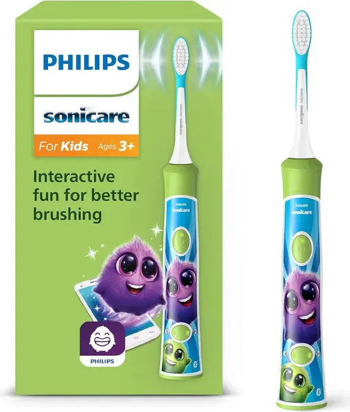 Periuță de dinți electrică Philips - HX6352/11, 2 capete, verde