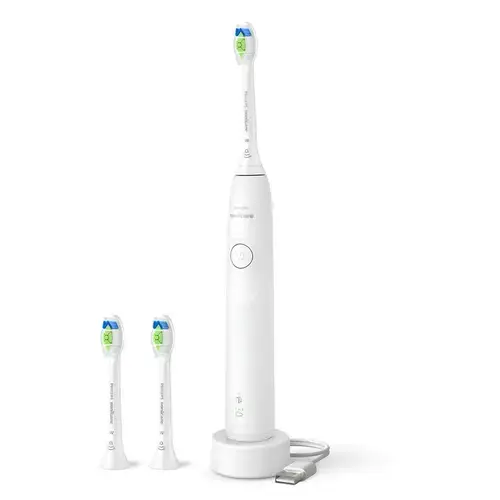 Periuta de dinti electrica Philips Seria 5300 HX7108/04, 2 viteze, 62000 miscari/minut (Alb)