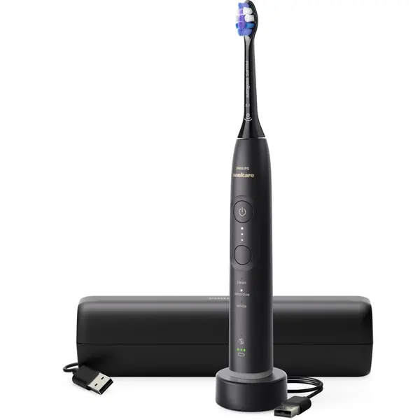 Periuta de dinti electrica Philips Sonicare 6500, 1 capat, 3 moduri, Negru